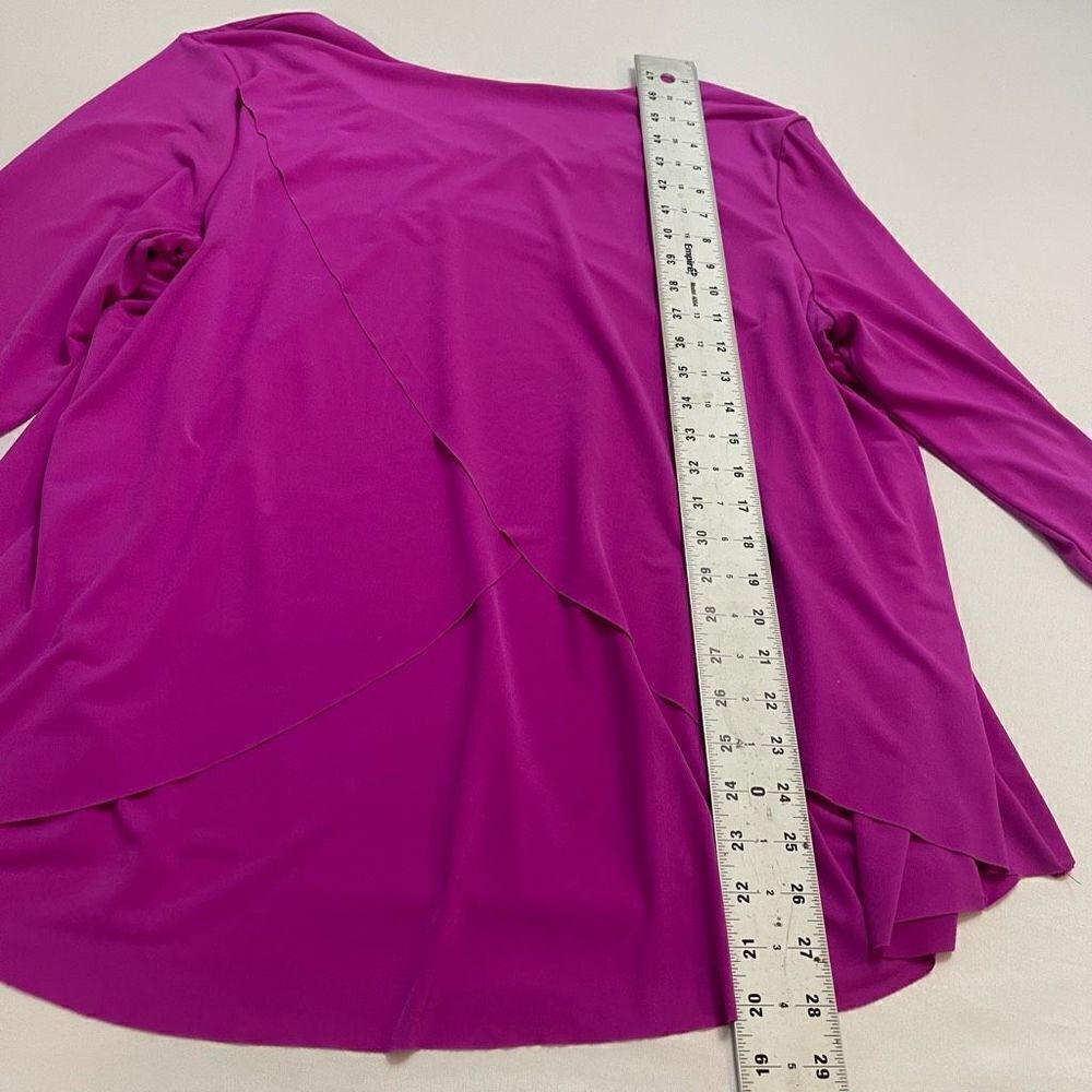 Soft Works Purple Ruffle Lagenlook Top Blouse Plus Size XXL - Picture 7 of 7